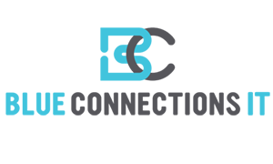 Blue Connections IT company logo.